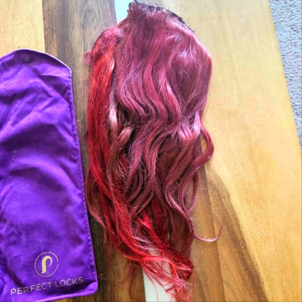 Perfect Locks 20" 6 hand tied rolls honey blonde